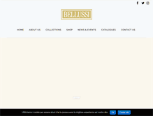 Tablet Screenshot of bellussi.com